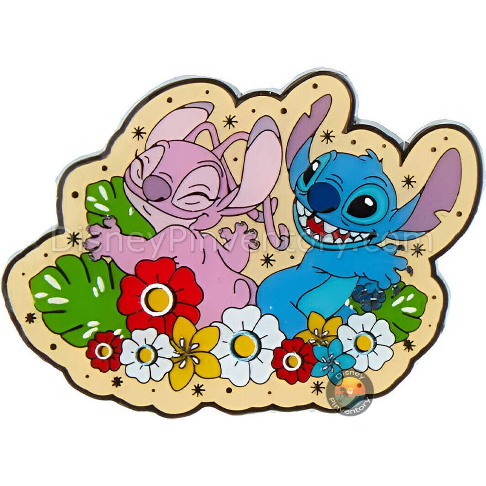 Loungefly Disney Stitch & Angel Portrait Blind Box Pin Set - Alyssum Pin - Pin 41497