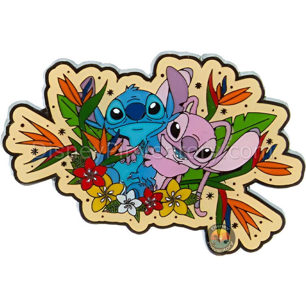 Loungefly Disney Stitch & Angel Portrait Blind Box Pin Set - Bird of Paradise Pin - Pin 41498