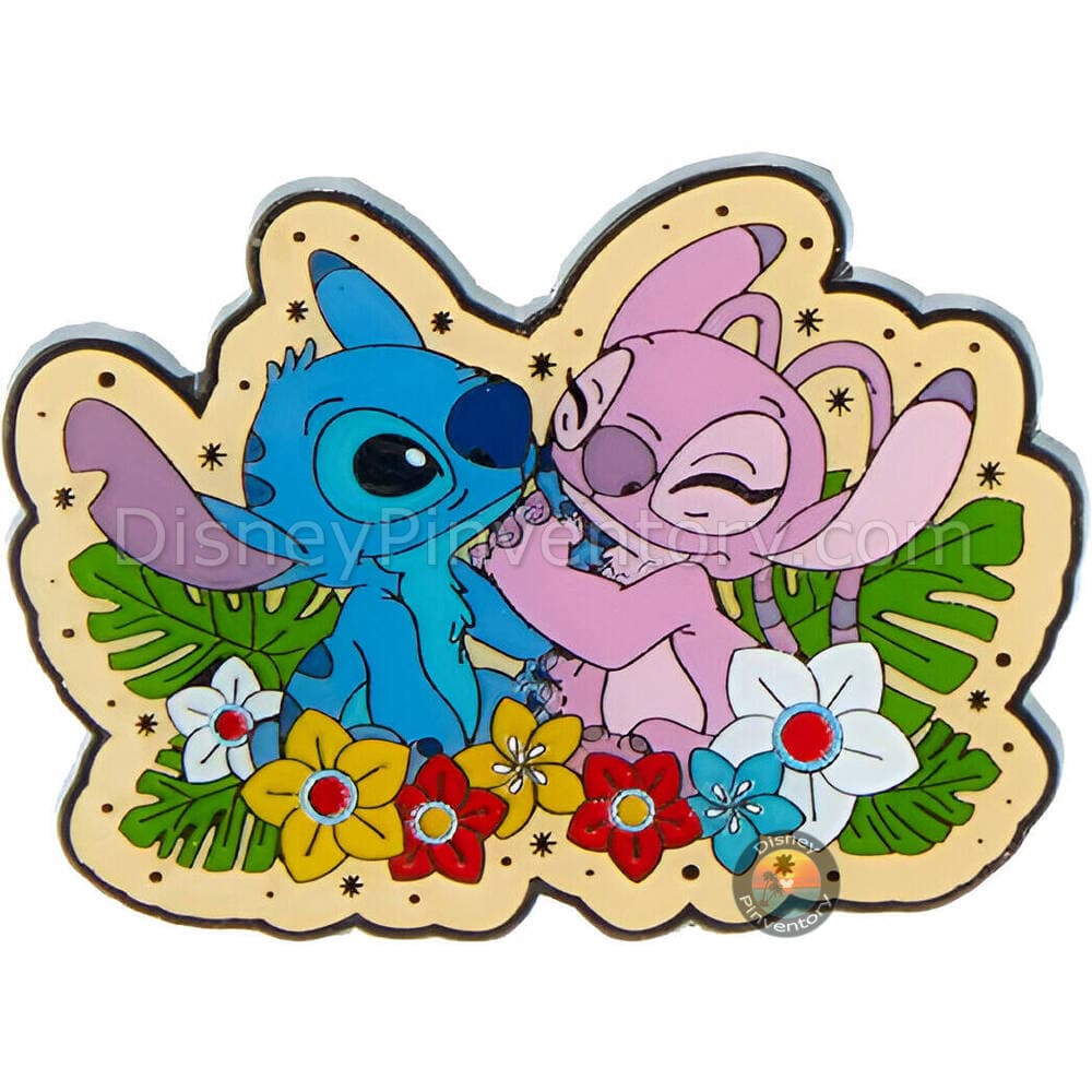 Loungefly Disney Stitch & Angel Portrait Blind Box Pin Set - Madagascar Periwinkle Pin - Pin 41499