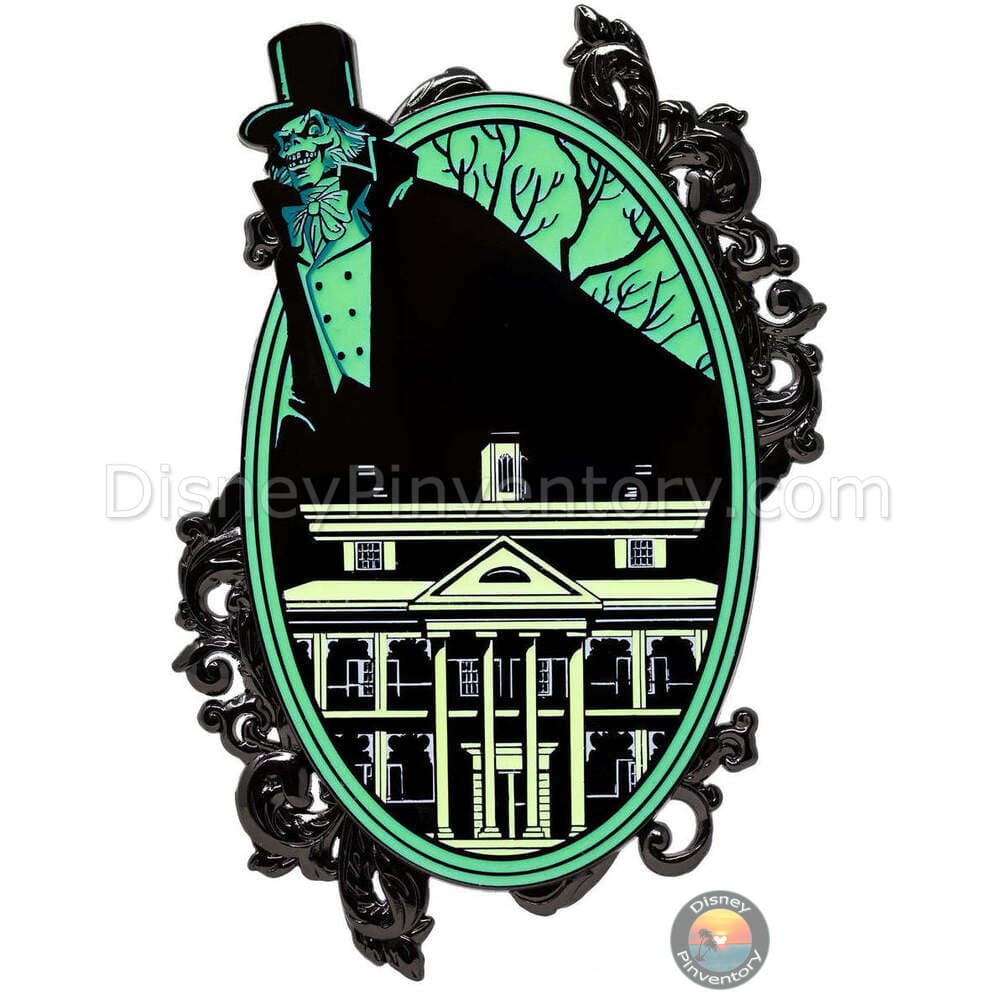 Disney Haunted Mansion Hatbox Ghost with Mansion Pin - PALM Exclusive - Pin 41541