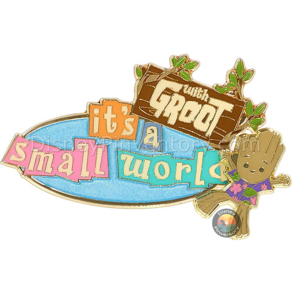 Tokyo Disneyland - "it's a small world" with Groot Pin - Pin 41567