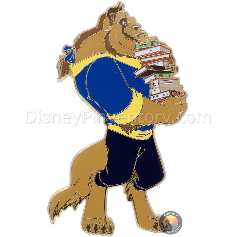 Disney Beauty and the Beast Library Scene 2 Pin Set - Beast Pin - PALM Exclusive - Pin 41569