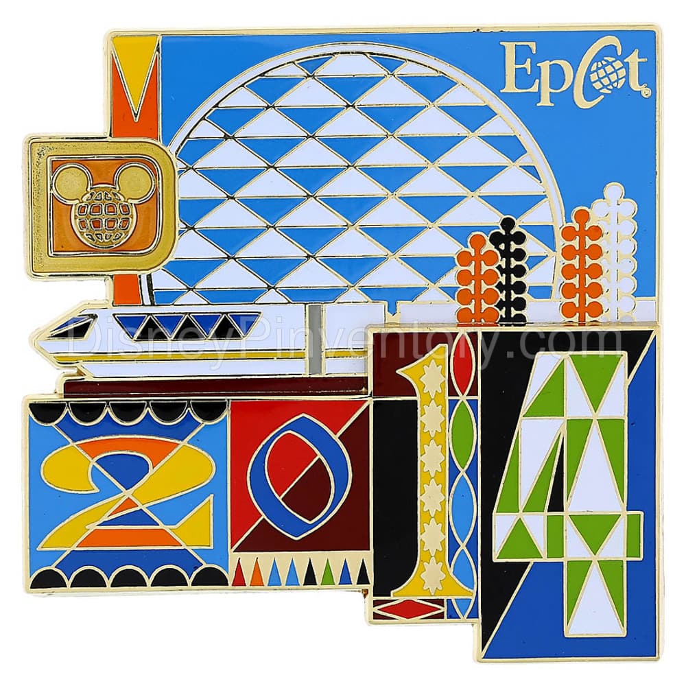 Walt Disney World 2014 Jumbo Pin - Epcot - Pin 41625