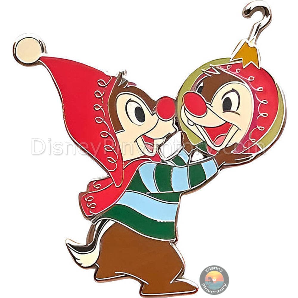 Disneyland Paris Chip & Dale Christmas Pin Set - Dale Pin Only - Pin 41677