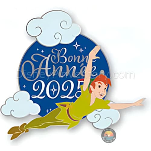 Disneyland Paris Peter Pan New Year 2025 Pin - Pin 41701