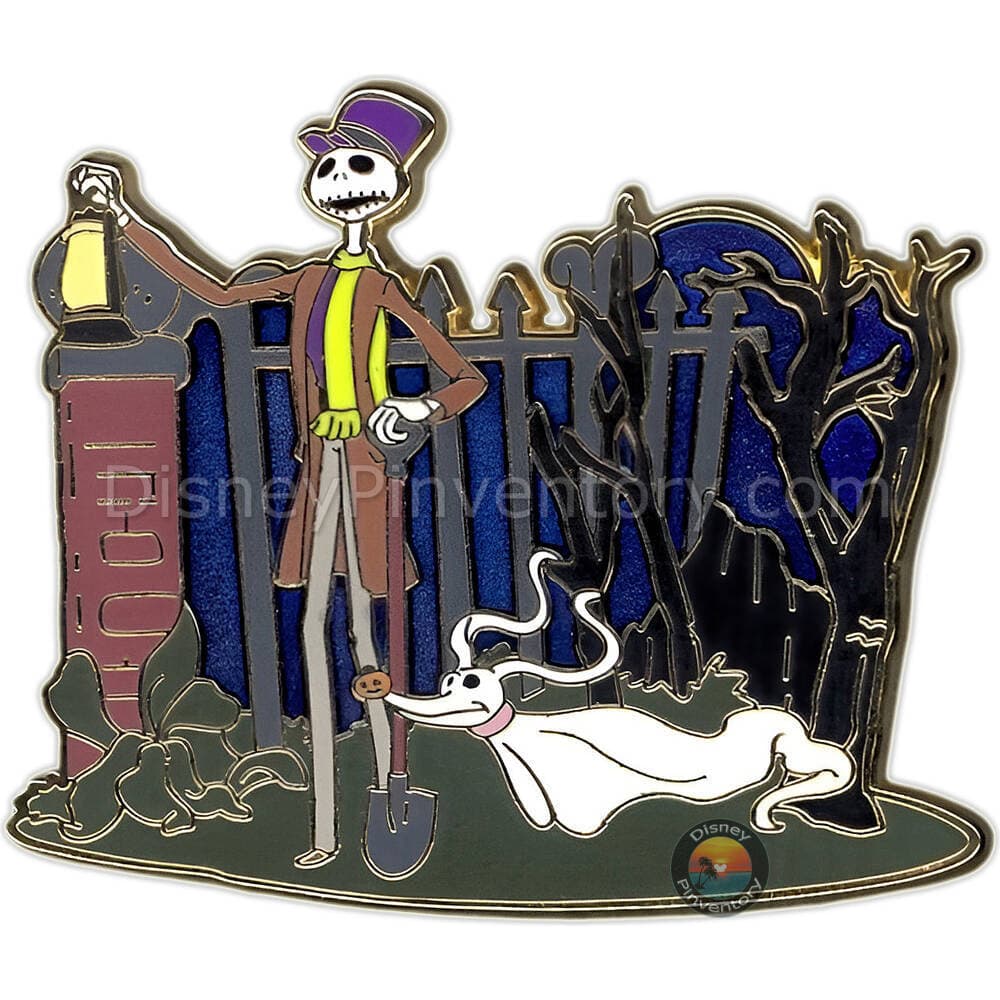 Walt Disney Imagineering Haunted Mansion Holiday - Jack and Zero - Pin 41723