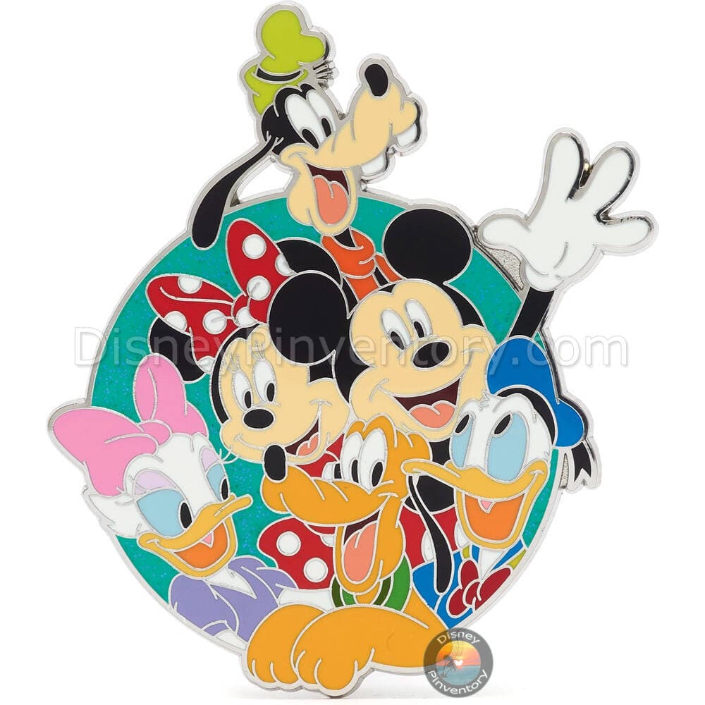 Disney Mickey & Friends Character Cluster Pin - Pin 41750