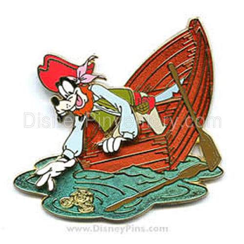 Pirates of the Caribbean "Legend of the Golden Pins" - Golden Mickey Icon Collection - Goofy - Pin 4176