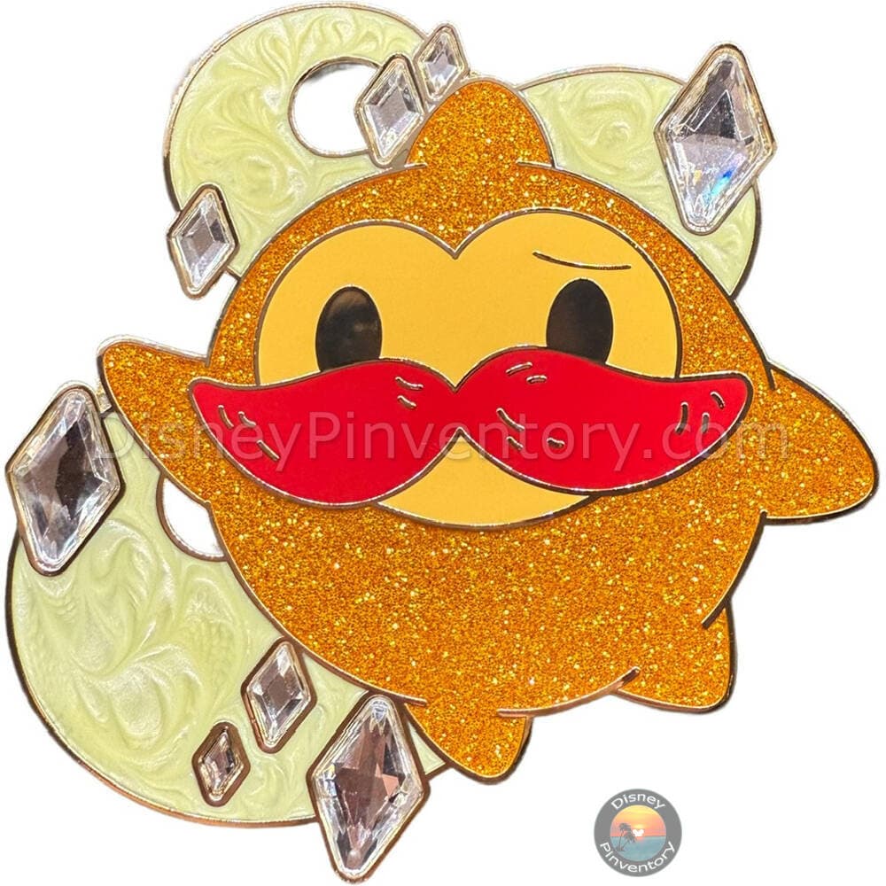 Disney Wish Star with Mustache Jeweled Pin - Disney Pins Blog Exclusive - Pin 41788
