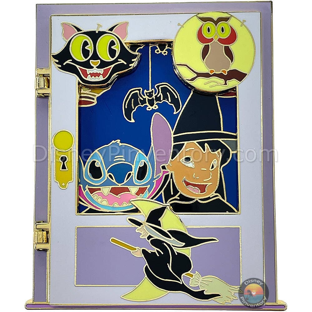 Disney Auctions - Lilo & Stitch Trick Or Treat Hinged Door Pin - Pin 41819