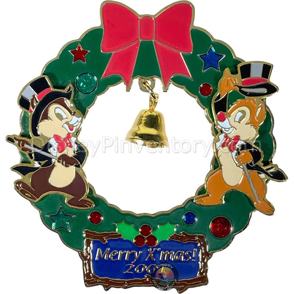 M&P Chip and Dale Merry X'Mas 2001 Pin - Pin 41828