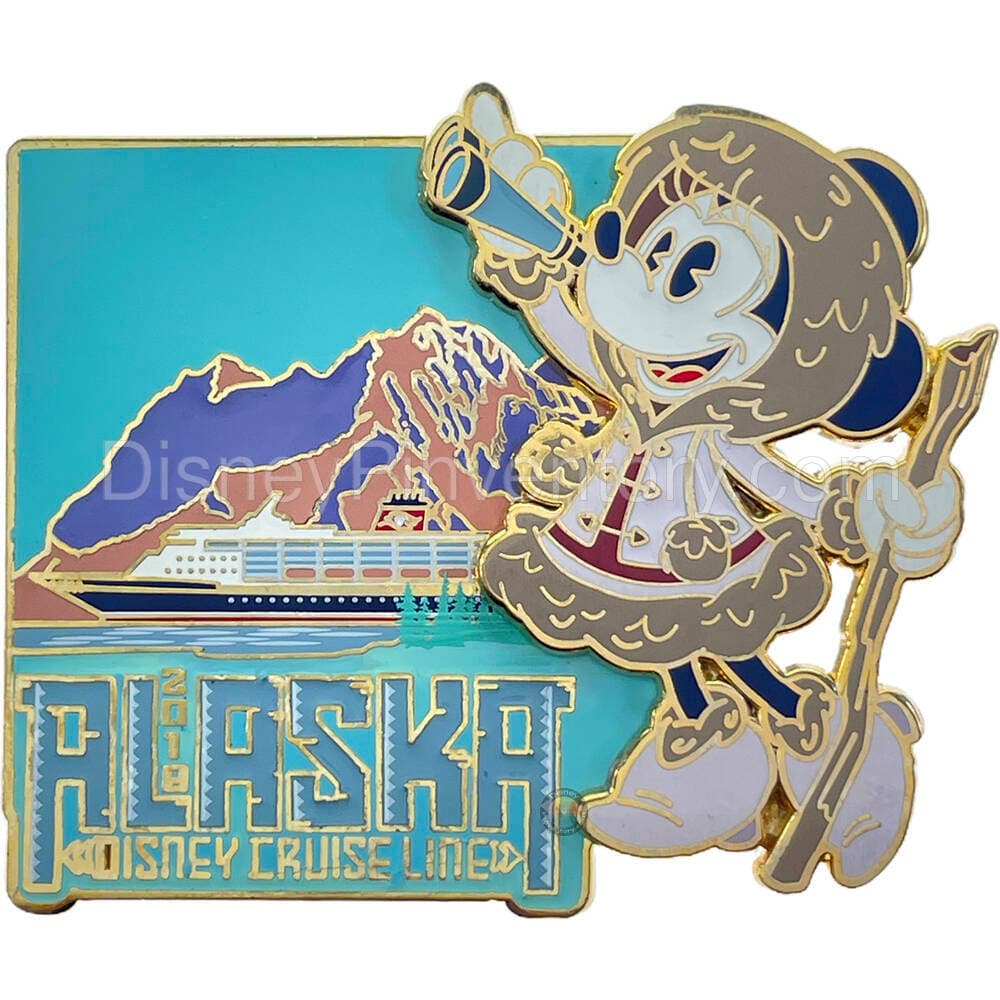 Disney Cruise Line Alaska 2018 Pin - Disney Wonder - Minnie Mouse - Pin 41844