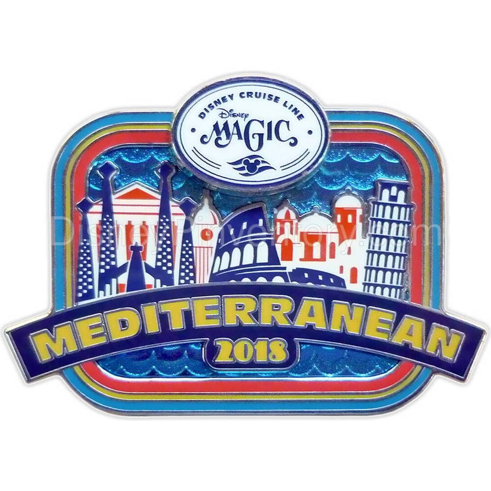 Disney Cruise Line - Magic Mediterranean 2018 - Pin 41847