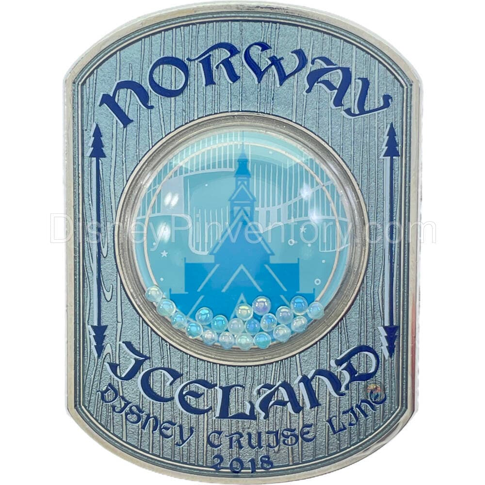 Disney Cruise Line Norway & Iceland 2018 Pin - Disney Magic - Pin 41855