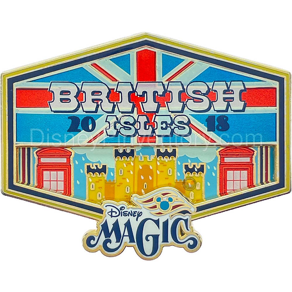 Disney Cruise Line British Isles 2018 - Disney Magic - Pin 41859