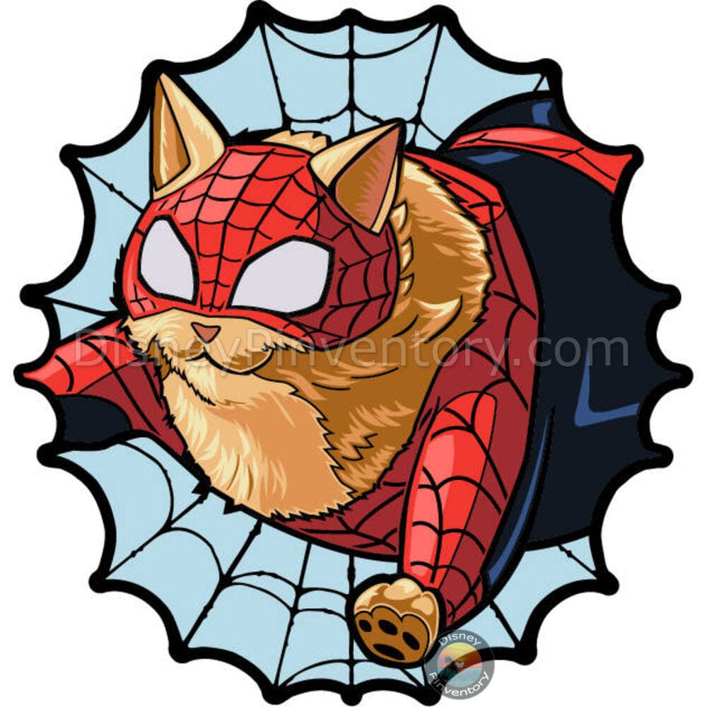Spider-Man: Across the Universe Mystery Series 1 - Super Rare: Spider-Cat (Y311) Pin - D23 Expo - FiGPiN - Pin 41921