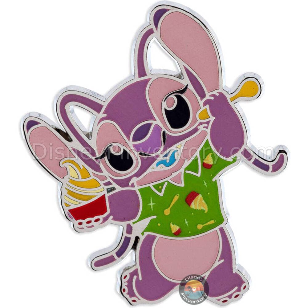 Stitch Attacks Snacks Mystery Pin Pouch Set - Angel with Pineapple Swirl - Pin 41972
