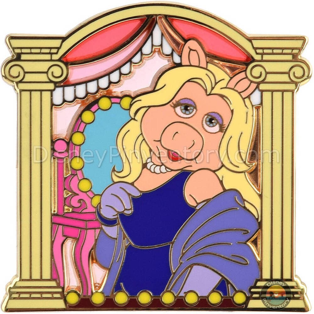 Muppets Stained Glass Pin: Miss Piggy - Disney Pins Blog Exclusive - Pin 41985