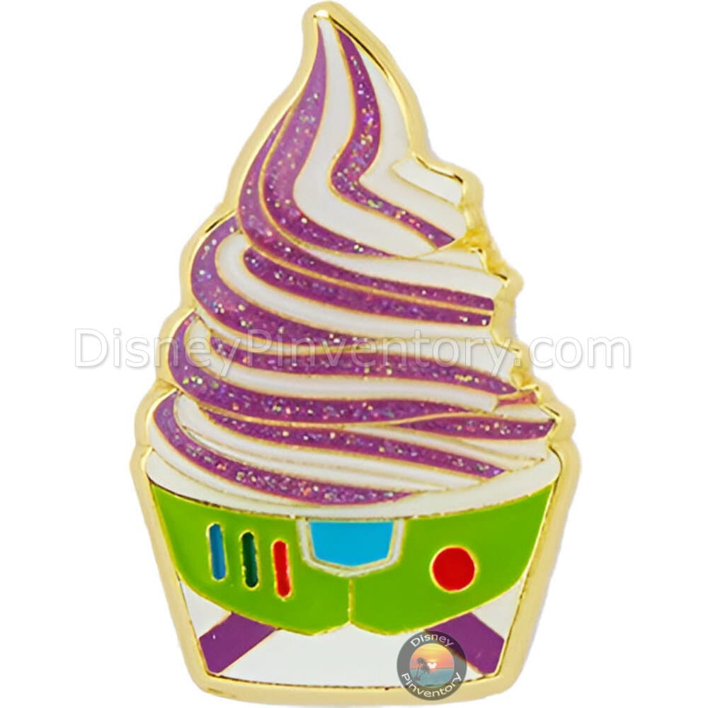 Loungefly Disney Pixar Character Soft Serve Glitter Blind Box Pin Set - Buzz Lightyear - Pin 42008