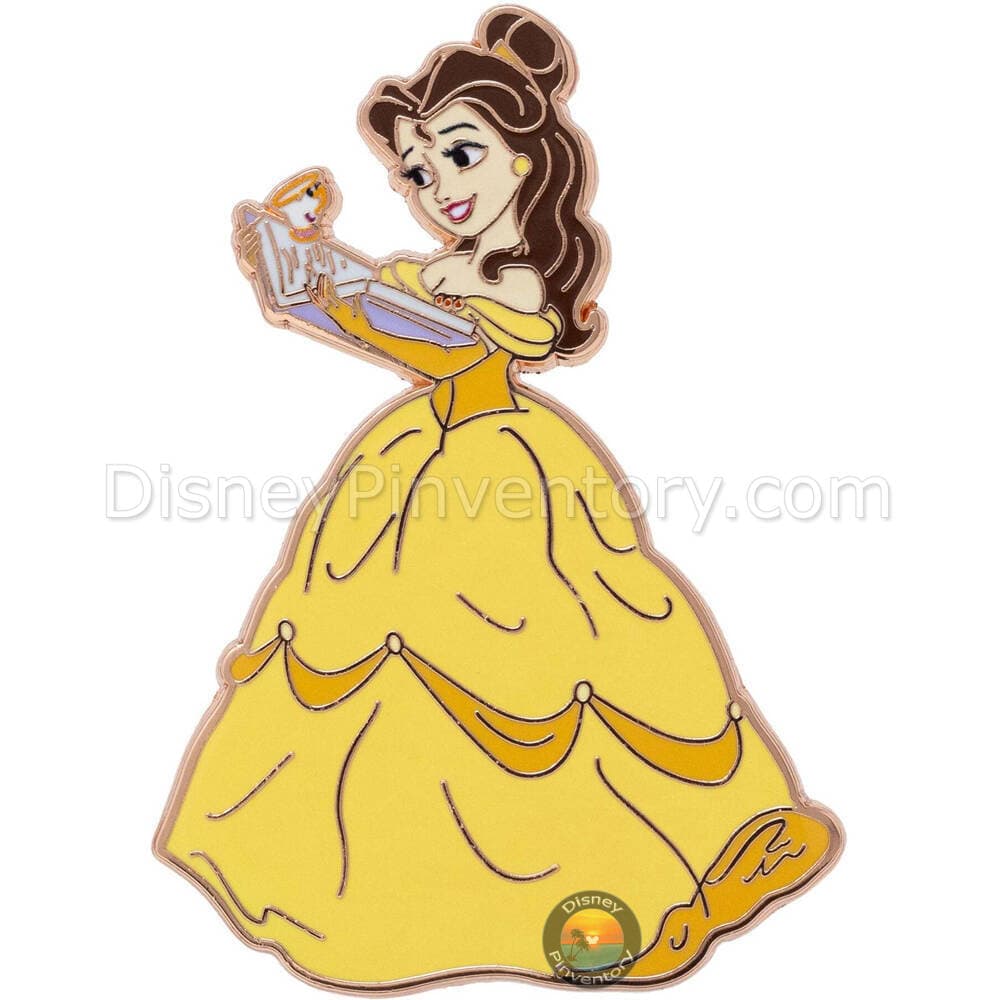 Disney Princess and Sidekicks Series Belle and Chip Pin - PALM Exclusive - Pin 42027