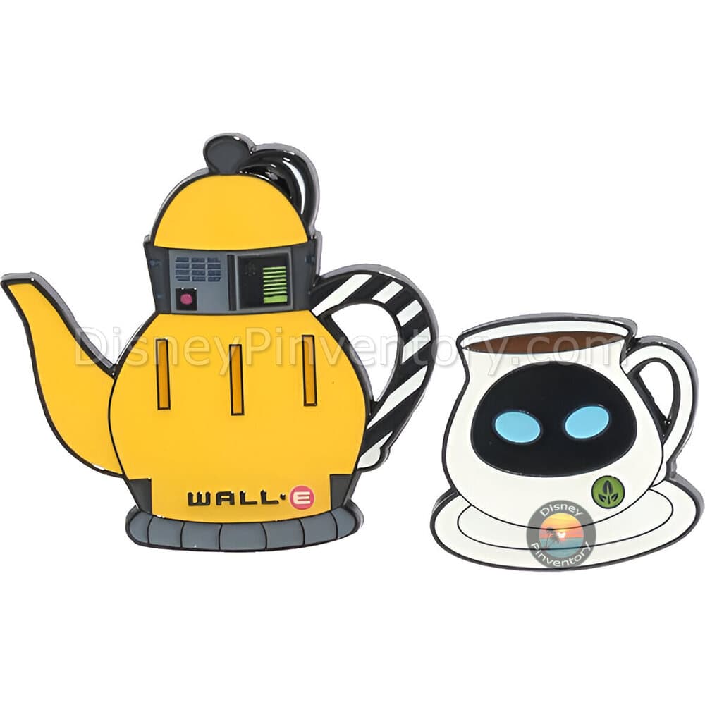 Loungefly Disney Pixar Tea Set Blind Box Pin Set - Wall•E & Eve - Pin 42084