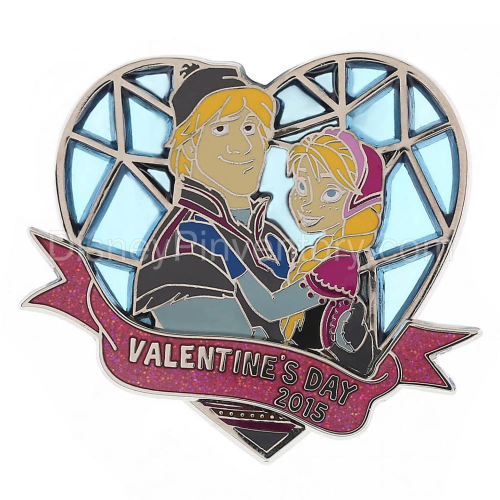 Disney Valentine's Day 2015 Pin - Anna and Kristoff - Pin 42104