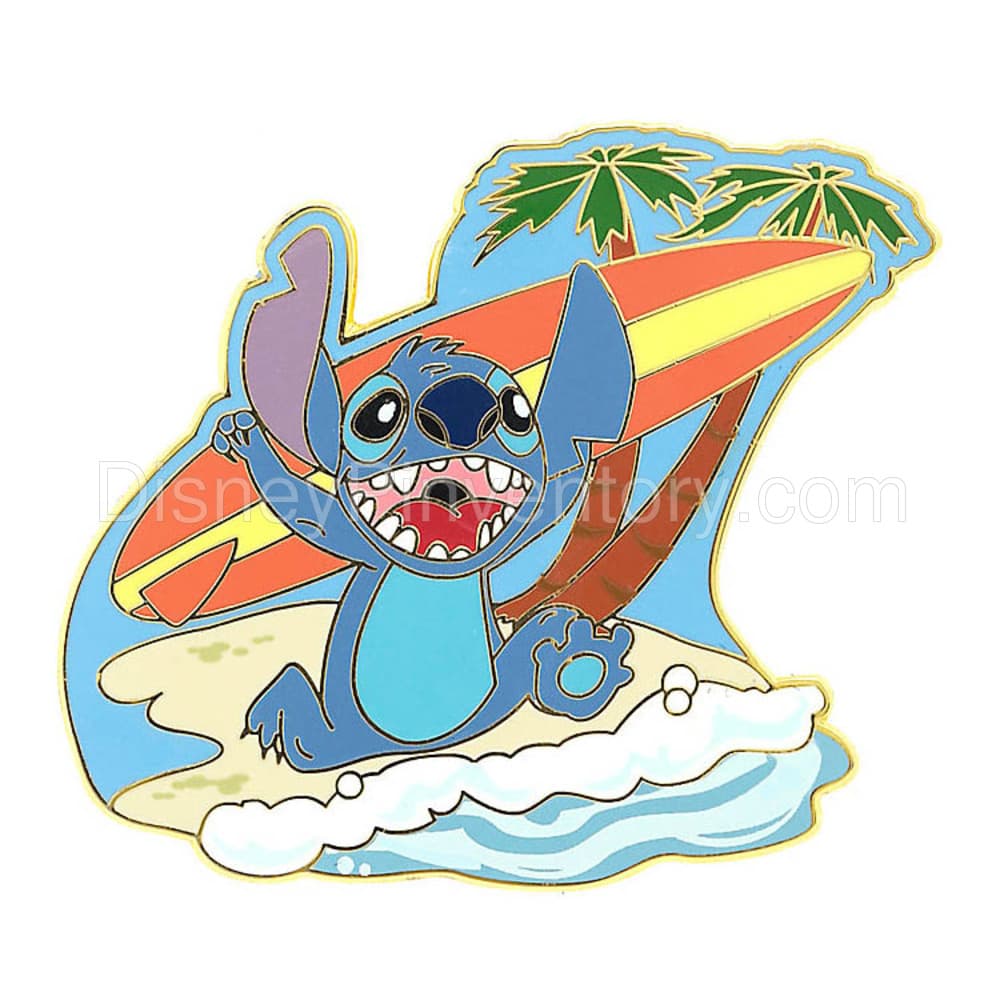 Stitch Surfing Pin 1 of 6 - Pin 4212