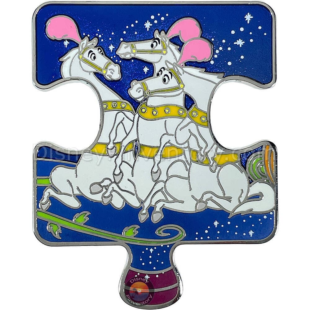 Cinderella Character Connection Mystery Pin Set - Coach Horses - Pin 42126