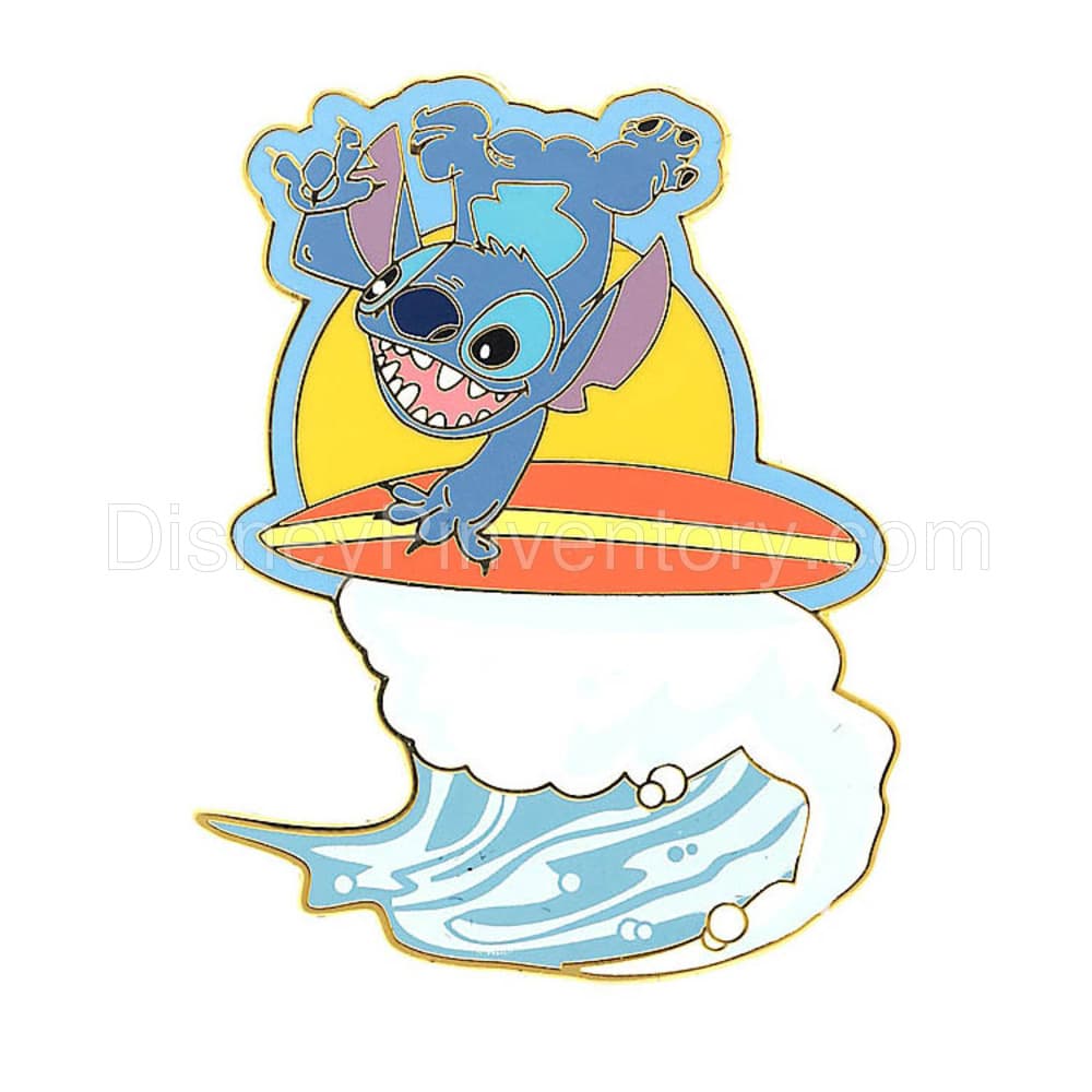 Stitch Surfing Pin 2 of 6 - Pin 4213