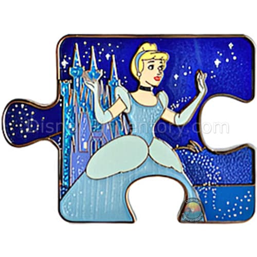 Cinderella Character Connection Mystery Pin Set - Cinderella in Ball Gown Chaser - Pin 42133