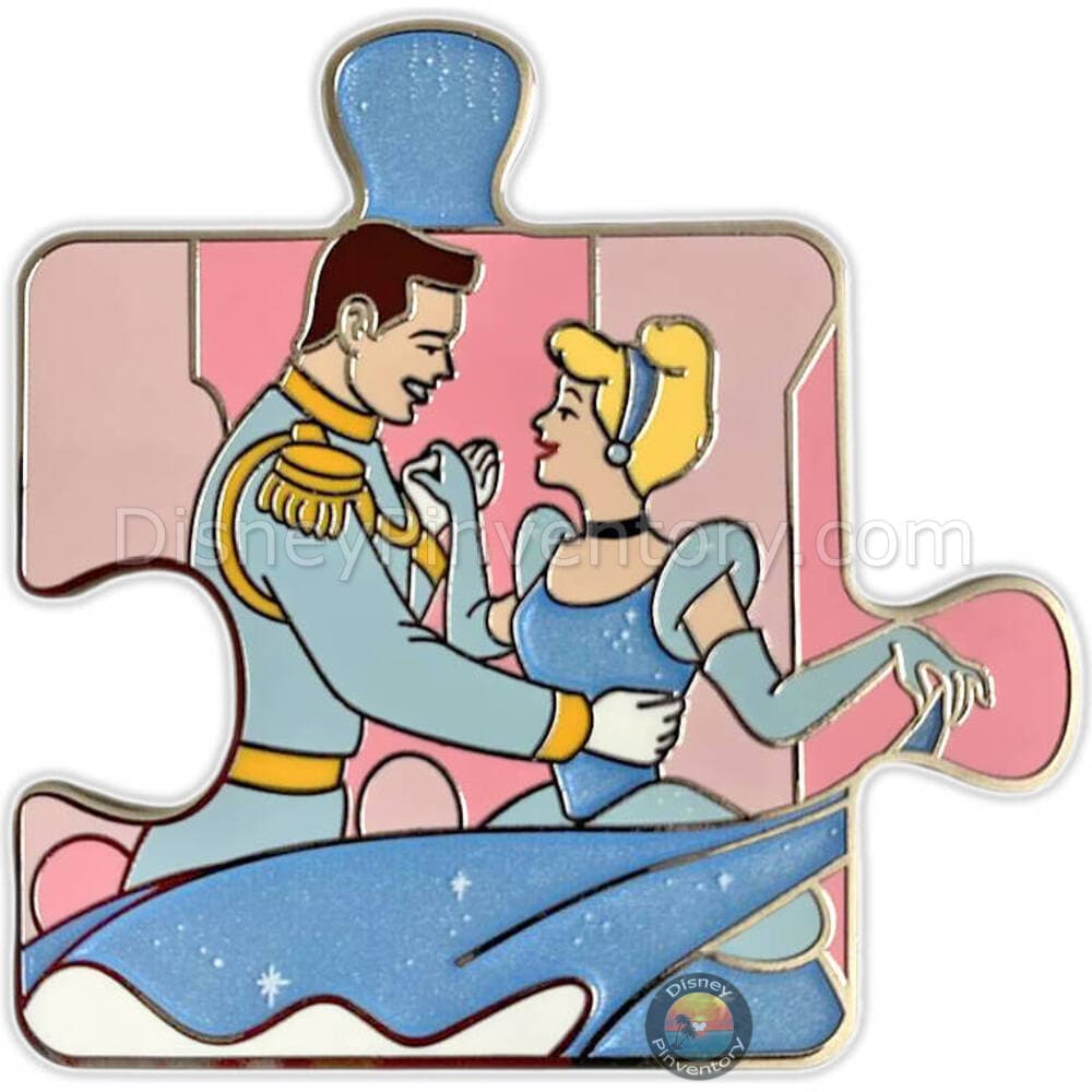 Cinderella Character Connection Mystery Pin Set - Prince Charming & Cinderella Dancing Chaser - Pin 42135