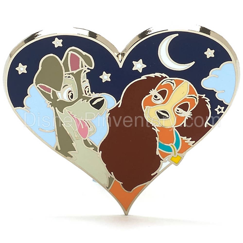 Lady and the Tramp Heart Pin - Pin 42223