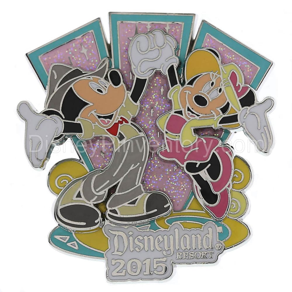 Disney 1950's Mickey & Minnie Dance Pin - Disneyland Resort 2015 - Pin 42228