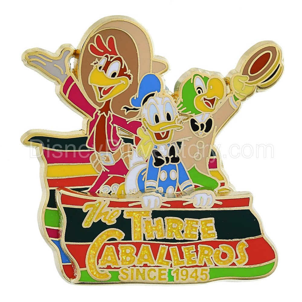 Disney Three Caballeros 75th Anniversary Pin - Pin 42229