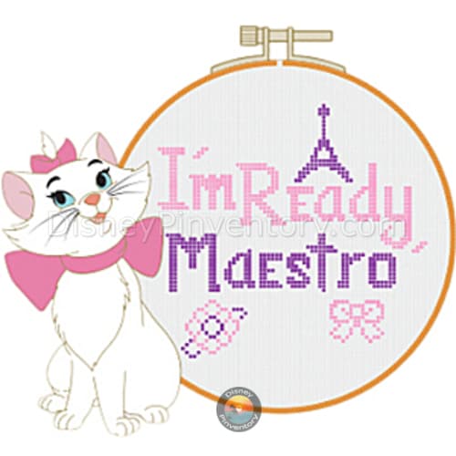 Disney Cross Stitch Pin Series: Marie - Pin 42288