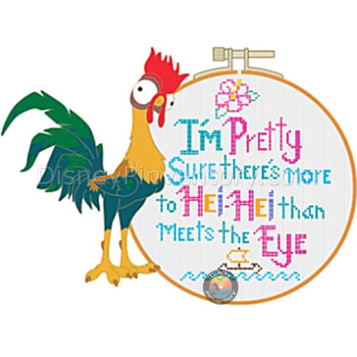 Disney Cross Stitch Pin Series: Hei Hei - Pin 42294
