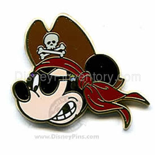 Pirates of the Caribbean "Legend of the Golden Pins" - Mini Character Pin Box Set - Pirate Mickey Mouse Pin - Pin 4233