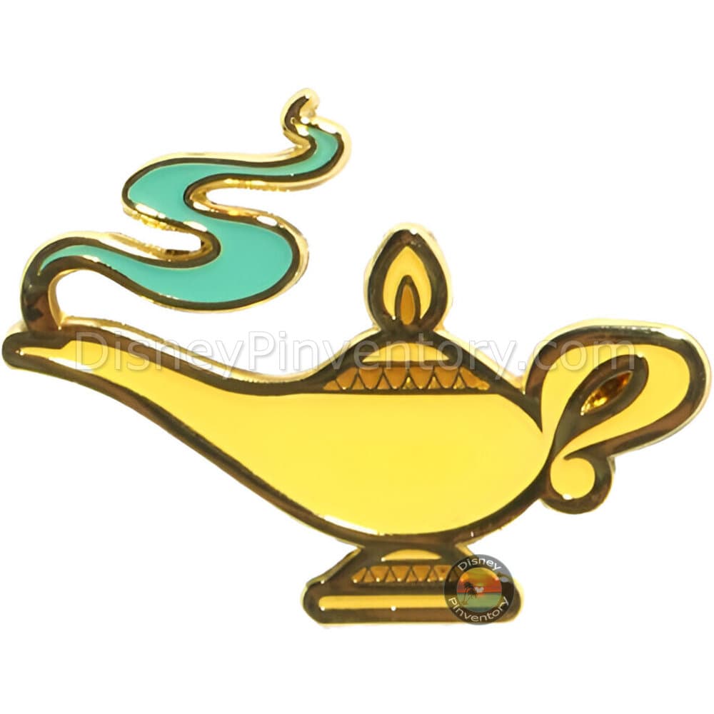 Disney Aladdin Jasmine & Friends Pin Set - Magic Lamp Pin - Pin 42371