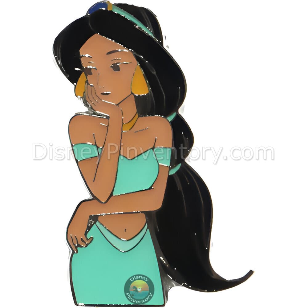 Disney Aladdin Jasmine & Friends Pin Set - Princess Jasmine Pin - Pin 42372