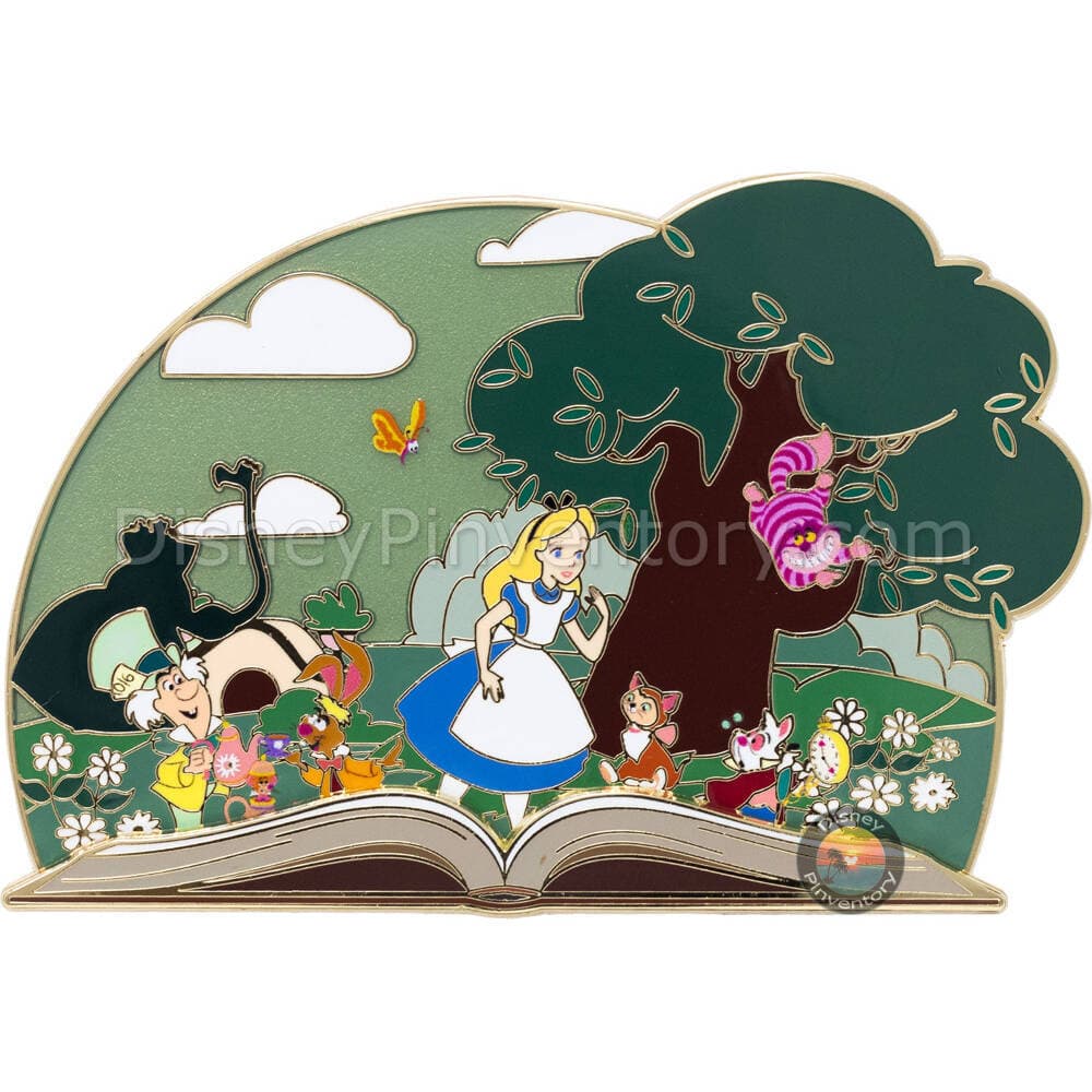 Disney Once Upon a Time Storybook Alice in Wonderland Pin - PALM Exclusive - Pin 42380