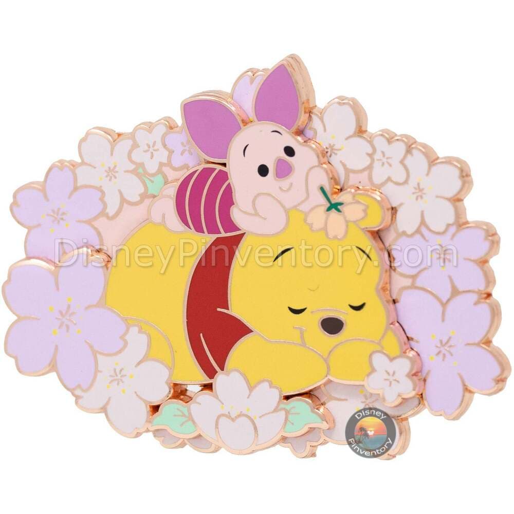 Disney Cherry Blossom Series Winnie the Pooh Jumbo Pin - PALM Exclusive - Pin 42389
