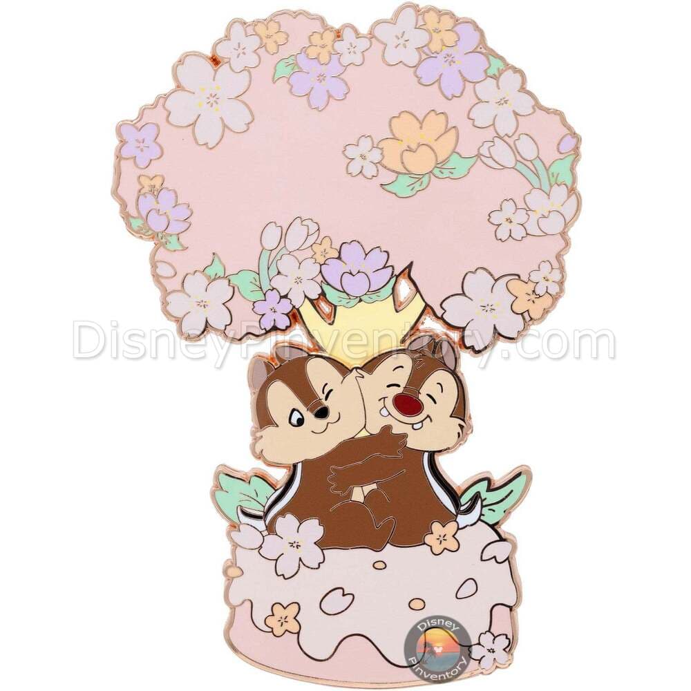 Disney Cherry Blossom Series Chip and Dale Jumbo Pin - PALM Exclusive - Pin 42391