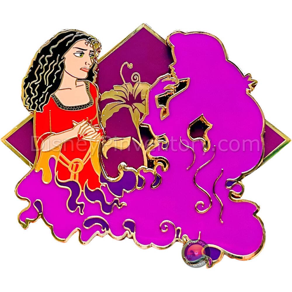 Disneyland Paris Villains Mother Gothel & Rapunzel Pin - Pin 42426