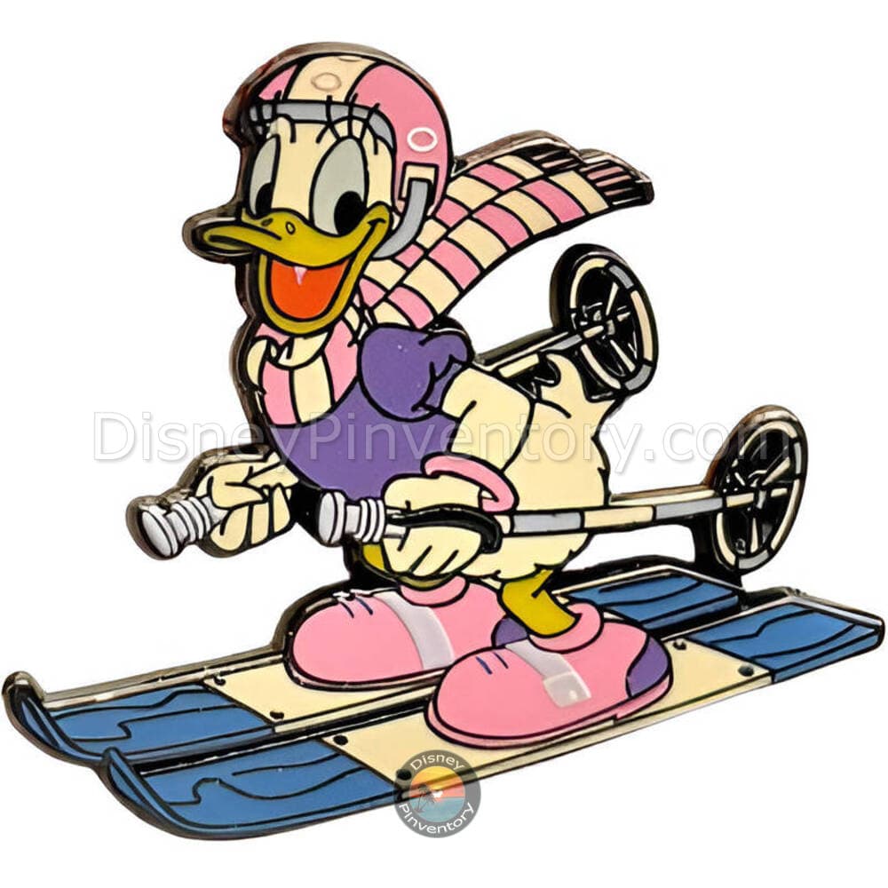 Disneyland Paris Daisy Duck Ski Pin - Pin 42431