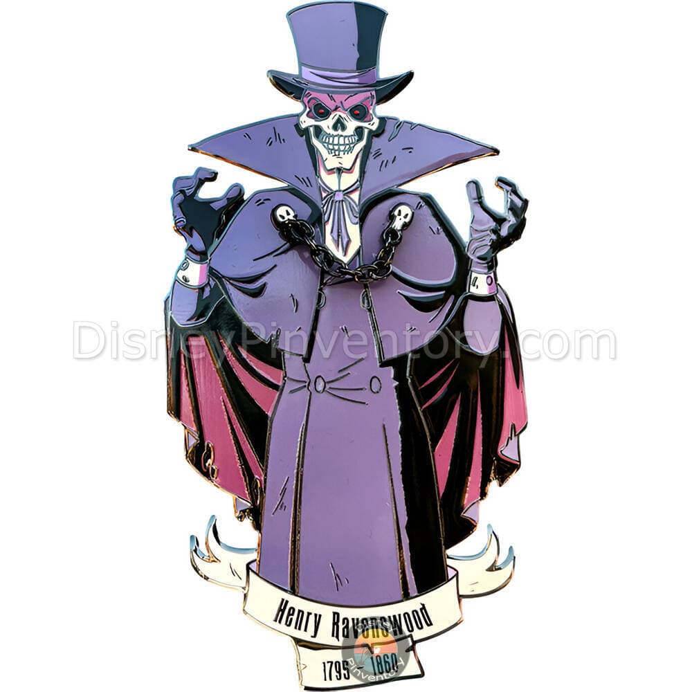 Disneyland Paris Henry Ravenswood Jumbo Pin - Phantom Manor - Pin 42437