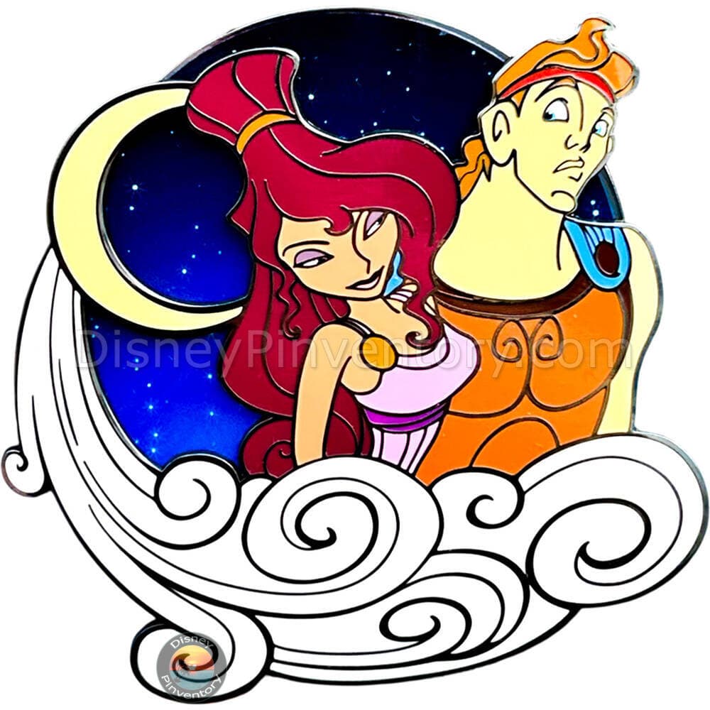 Disneyland Paris Megara & Hercules Moon Pin - Pin 42445