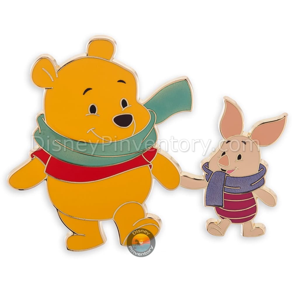 Disney Hundred Acre Wood Series - Winnie the Pooh and Piglet Pin Set - Pooh & Piglet Pin - Pin 42464