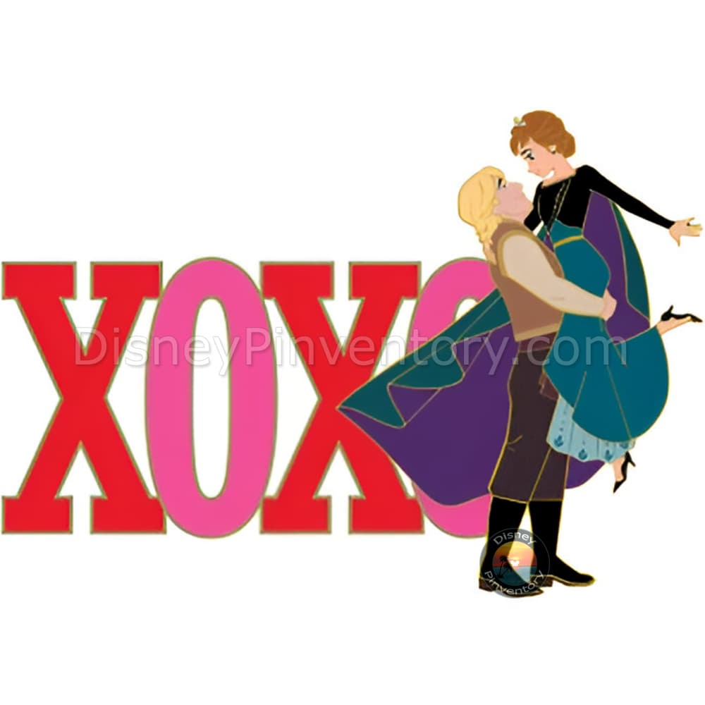 XOXO Valentine's Day Pin: Anna & Kristoff - Pin 42527