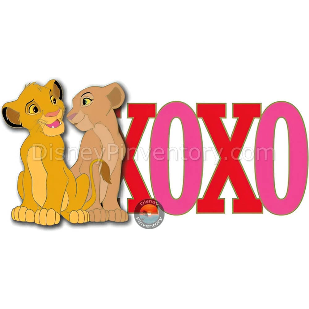 XOXO Valentine's Day Pin: Simba & Nala - Pin 42528