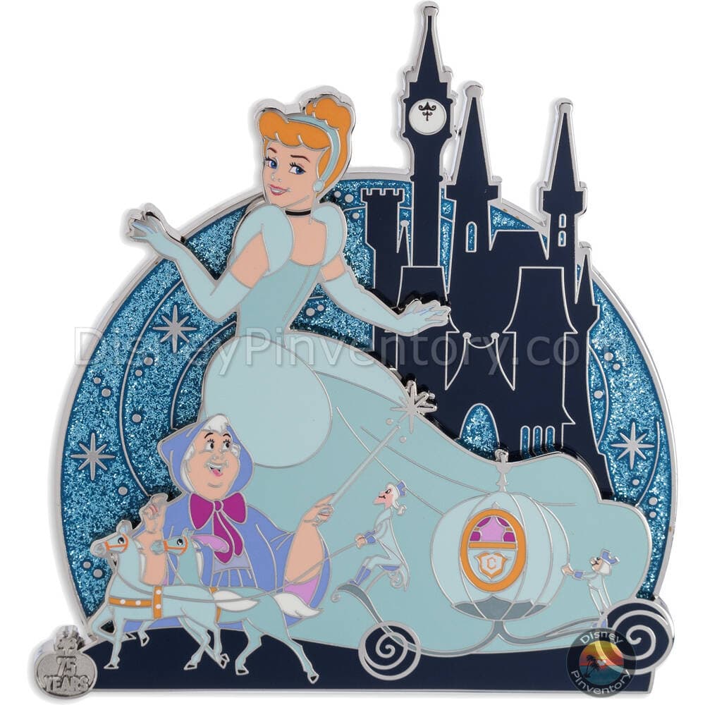 Cinderella 75th Anniversary Jumbo Pin - Pin 42606